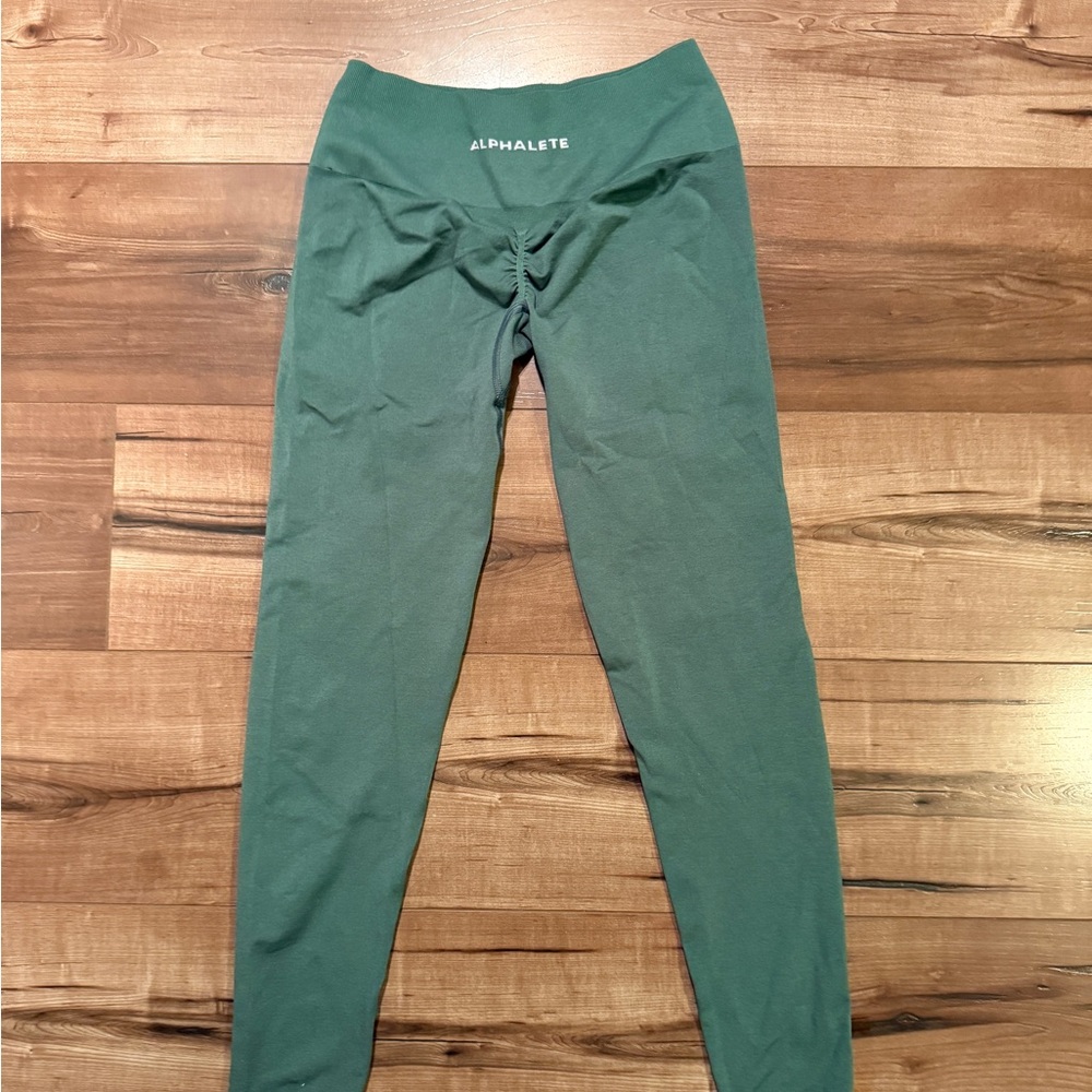 Alphalete Green Leggings - size Medium